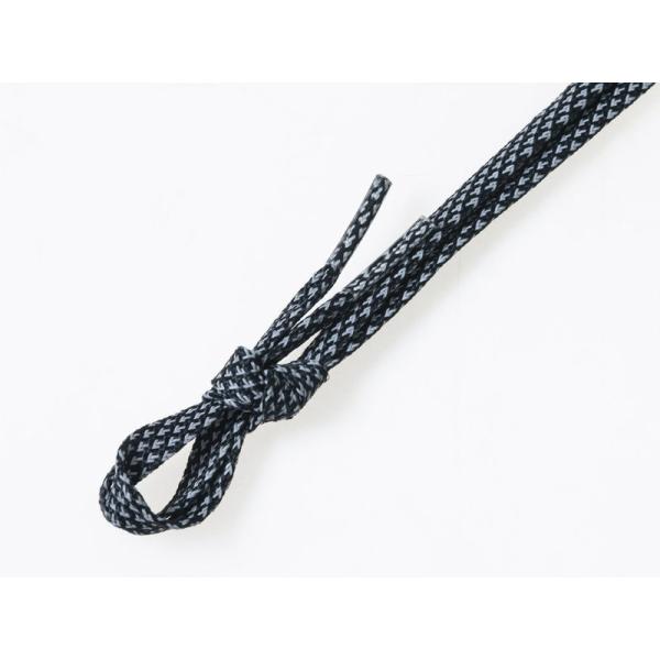 シューレース 光反射 平紐 靴紐 靴ひも スニーカー スポーツシューズなど 100×1CM#ブラック