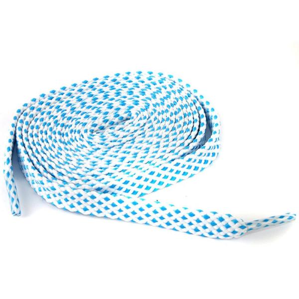 カジュアル シューレース 網模様 厚め 平紐 靴紐 靴ひも スニーカー スポーツシューズなど 120...