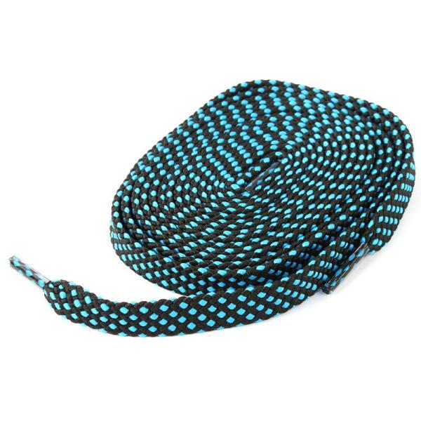 カジュアル シューレース 網模様 厚め 平紐 靴紐 靴ひも スニーカー スポーツシューズなど 120...