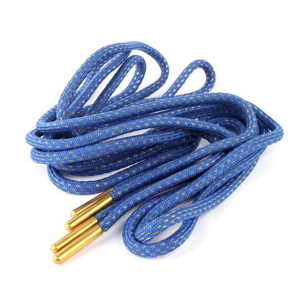 金属飾り メッシュ入り シューレース 丸紐 靴紐 靴ひも スニーカー スポーツシューズなど 120×...