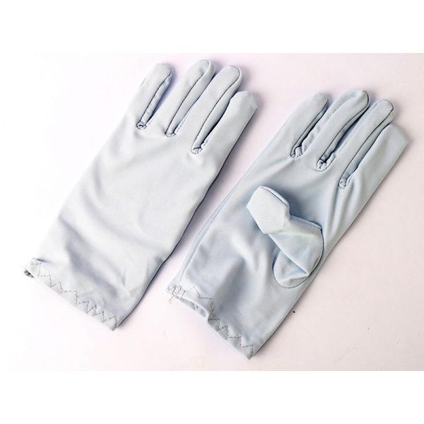 無地 日焼け止め UVカット ショート 手袋#グレー