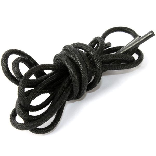 革靴 ブーツ レースアップブーツ 登山靴など 蝋引き シューレース 丸紐 靴紐 靴ひも 0.3×70...