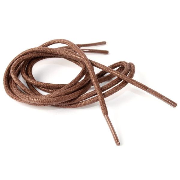 革靴 ブーツ レースアップブーツ 登山靴など 蝋引き シューレース 丸紐 靴紐 靴ひも 0.3×70...