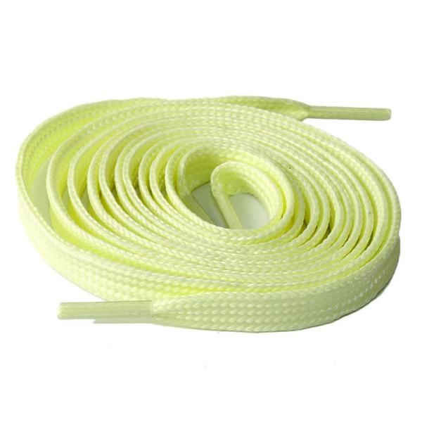 スポーツに最適 スニーカーなど 夜光タイプ カジュアル シューレース 平紐 靴紐 靴ひも#140CM...