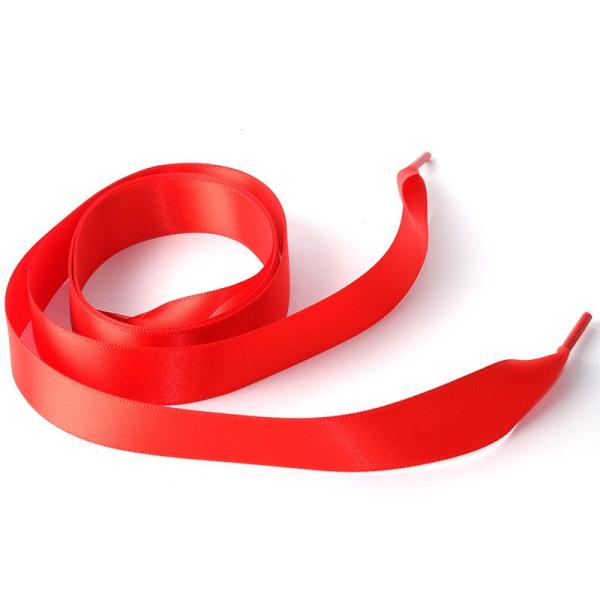 レディースファッション 光沢感 シューレース カジュアル エレガント リボン 平紐 靴紐 靴ひも 8...