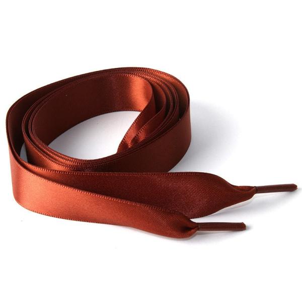 レディースファッション 光沢感 シューレース カジュアル エレガント リボン 平紐 靴紐 靴ひも 8...