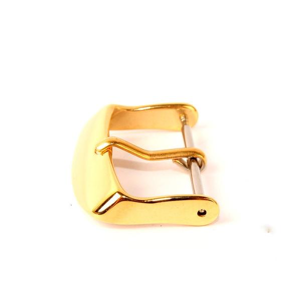 ステンレス製 交換用 汎用タイプ 腕時計 尾錠 金具 ゴールド#10MM
