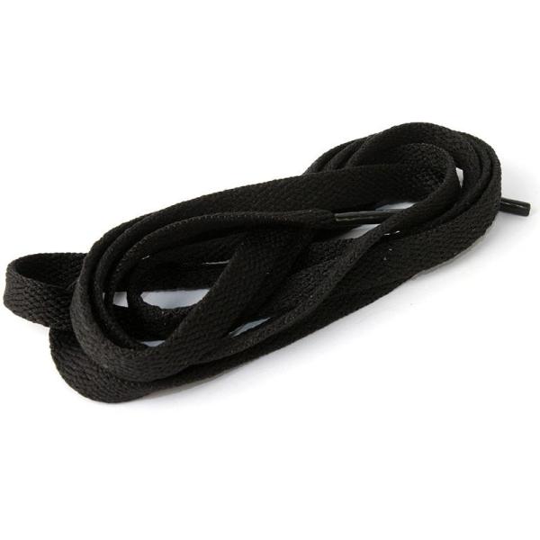 スニーカー スポーツシューズ系 平紐タイプ 靴紐 シューレース 靴ひも 70CM#ブラック