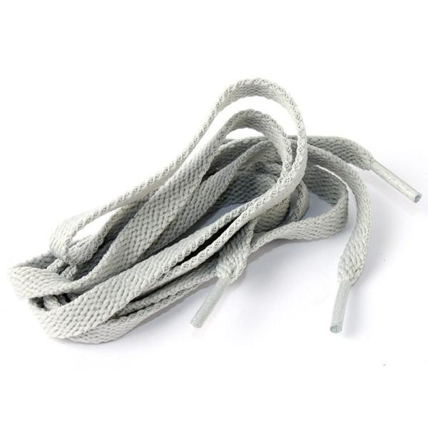 スニーカー スポーツシューズ系 平紐タイプ 靴紐 シューレース 靴ひも 70CM#ライトグレー