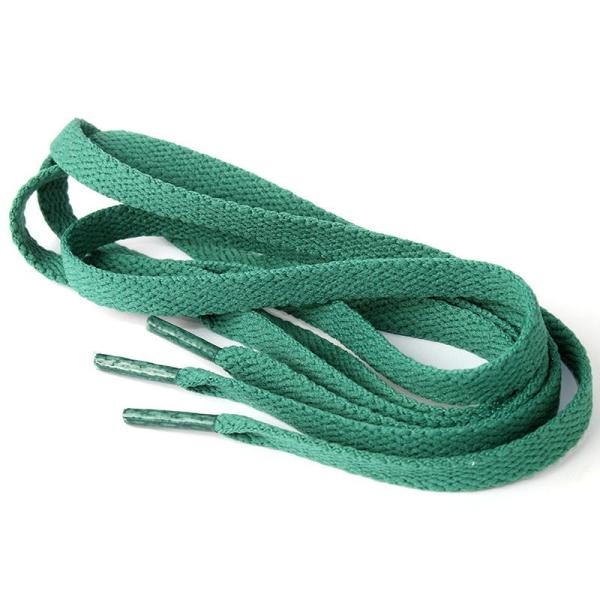 スニーカー スポーツシューズ系 平紐タイプ 靴紐 シューレース 靴ひも 70CM#グリーン