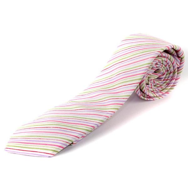 男女兼用 ファッション小物 カジュアル ビジネス 正装 スーツなど ネクタイ#ストライプA