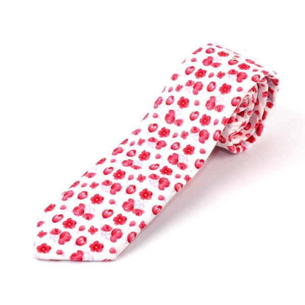 男女兼用 ファッション小物 カジュアル ビジネス 正装 スーツなど ネクタイ#花柄アーミーグリーン