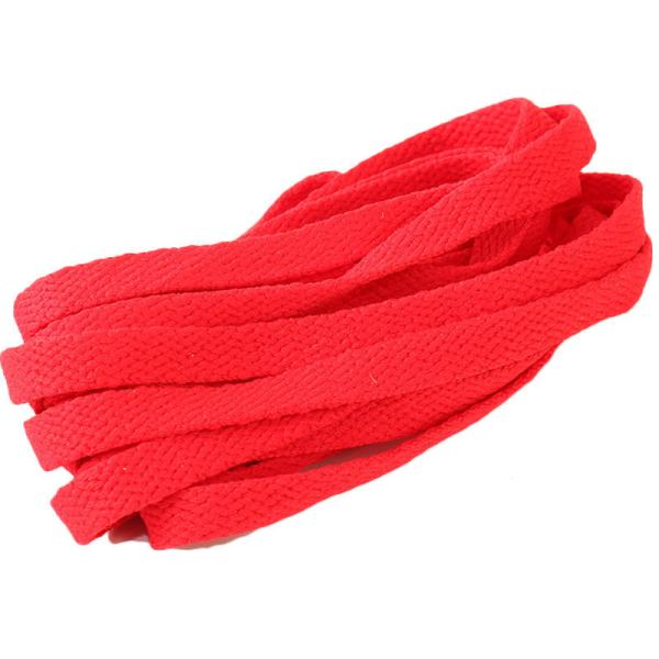 スニーカー スポーツシューズ系 平紐タイプ 靴紐 シューレース 靴ひも 180CM#レッド