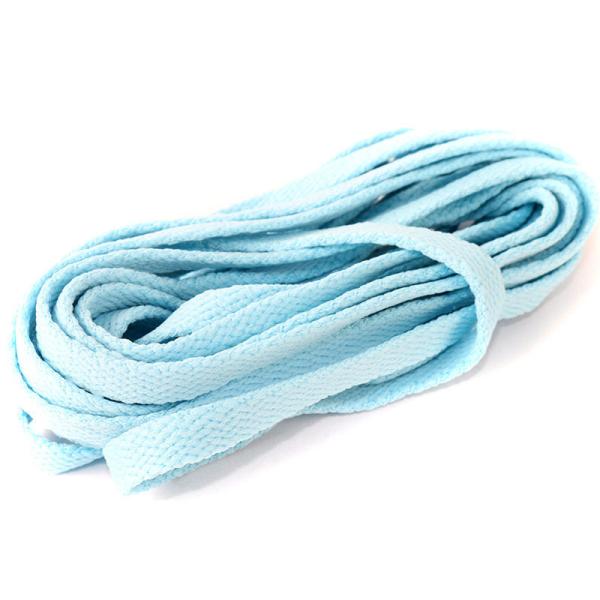 スニーカー スポーツシューズ系 平紐タイプ 靴紐 シューレース 靴ひも 180CM#スカイブルー