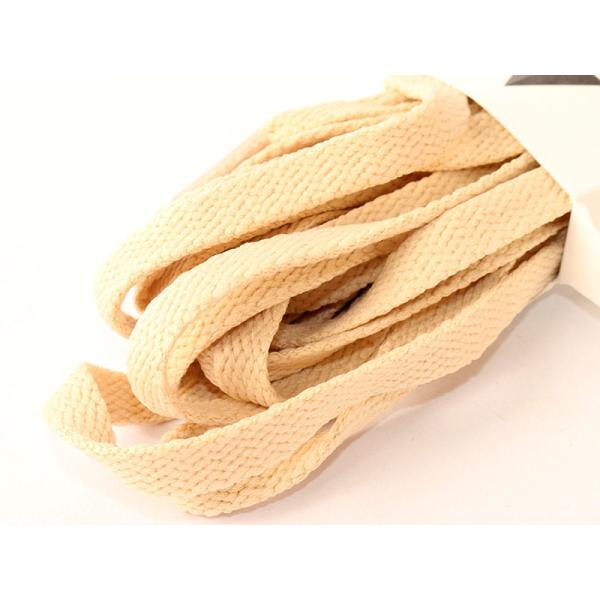 スニーカー スポーツシューズ系 平紐タイプ 靴紐 シューレース 靴ひも 180CM#ベージュ