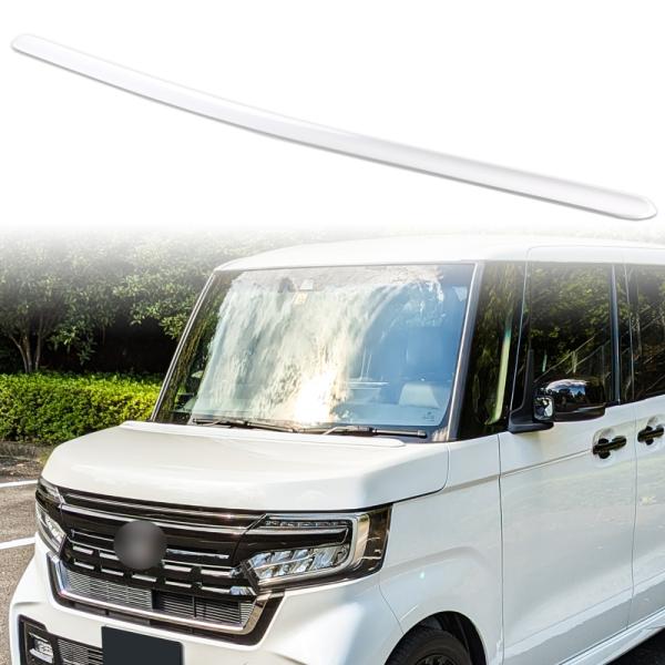 FYRALIP 虫よけ ボンネットスポイラー 純正色塗装済 ホンダ用 N-Box用JF3 JF4モデ...