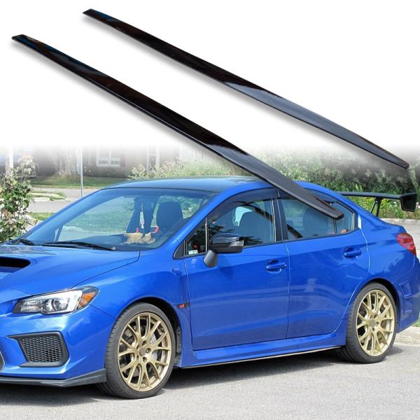 FYRALIP サイドエクステンション スポイラー アンダーフラップ スバル用 WRX STi VA...