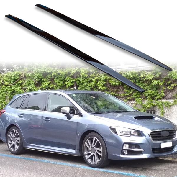 FYRALIP サイドエクステンション スポイラー アンダーフラップ スバル用 レヴォーグ 初代 2...