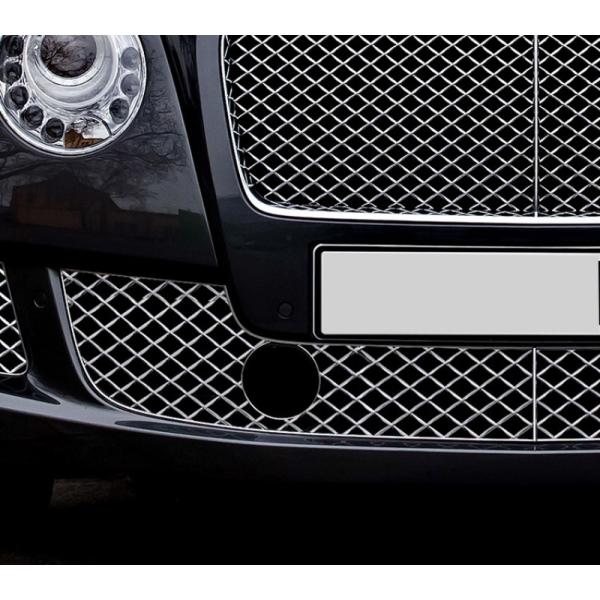 ベントレー用コンチネンタルGT GTC 12-18 右側のみ クロームメッキ フロントバンパーメッシ...