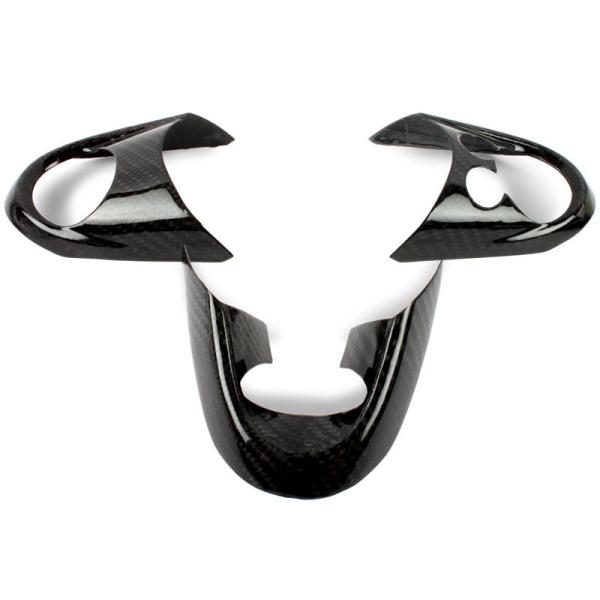 ミニクーパー用 F54 F55 F56 Jタイプ ドライカーボン製ステアリング ハンドル カバー