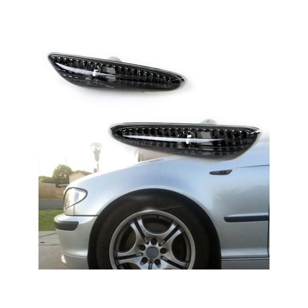 BMW用 E46 GH-AY20 E60 GH-NA25 スモークバルブ式サイドマーカー サイドウイ...