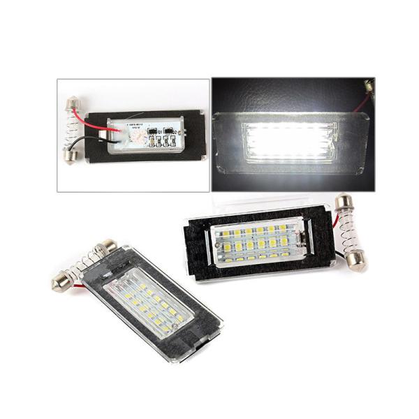 BMW用ミニクーパー用R56 LED 18連ナンバー灯2個 ライセンスランプ Mini Cooper...