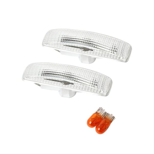 Range Rover用 Sport LR3 クリアレンズ バルブ式 サイドマーカー サイドウインカ...