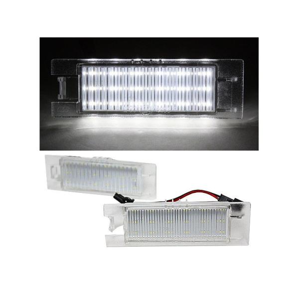 オペル用 Corsa Astra Zafira 18 LED ナンバー灯 ライセンスランプ キャンセ...