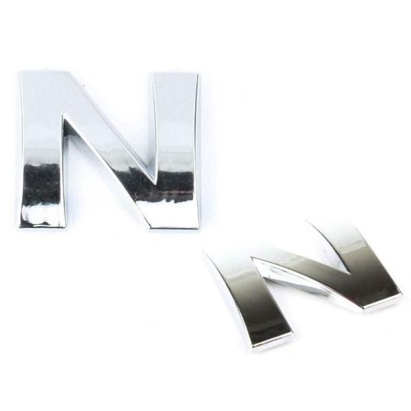 キラキラ 光る 3D立体 めっき 英字 アルファベットエンブレム ステッカー カー バイク シルバー...