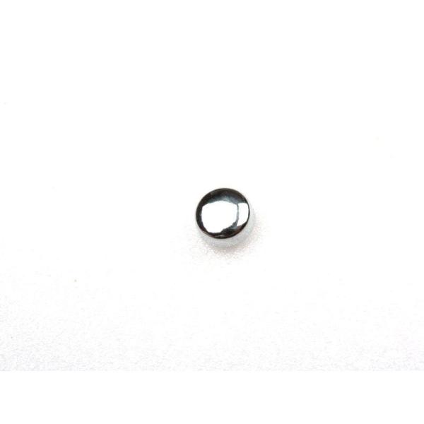 メッキ 銀色 3D立体 数字 ステッカー カー バイク シルバー#丸形