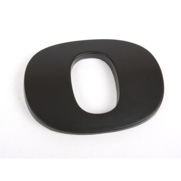 0 数字 アルファベットエンブレム ステッカー マットブラック