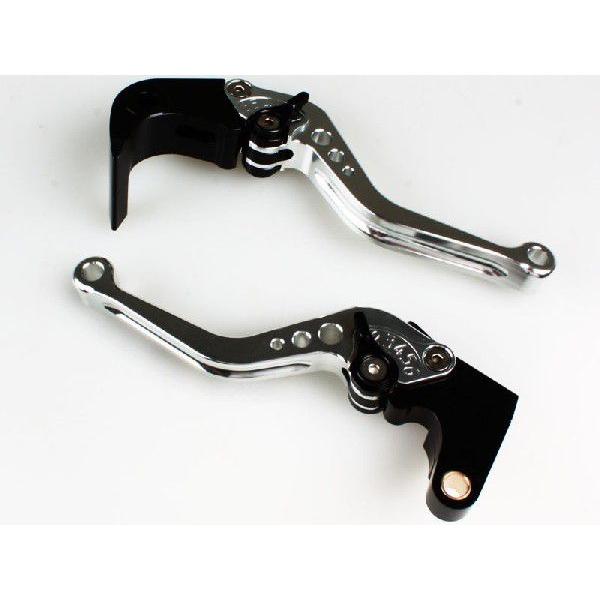 スズキ用 GSX-R 1000 750 600 ショートタイプ CNCアルミ製ブレーキ クラッチレバ...