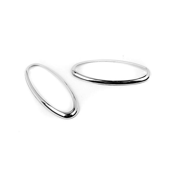 ジャガー用 XK8 XKR クロームメッキ サイドマーカートリム ベゼルカバー