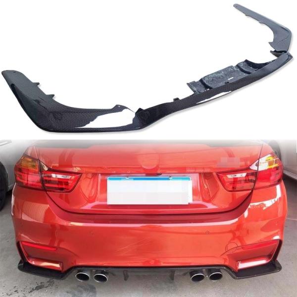 BMW用 M3 F80 M4 F82 F83 2014-2020 カーボン リア ディフューザー 両...