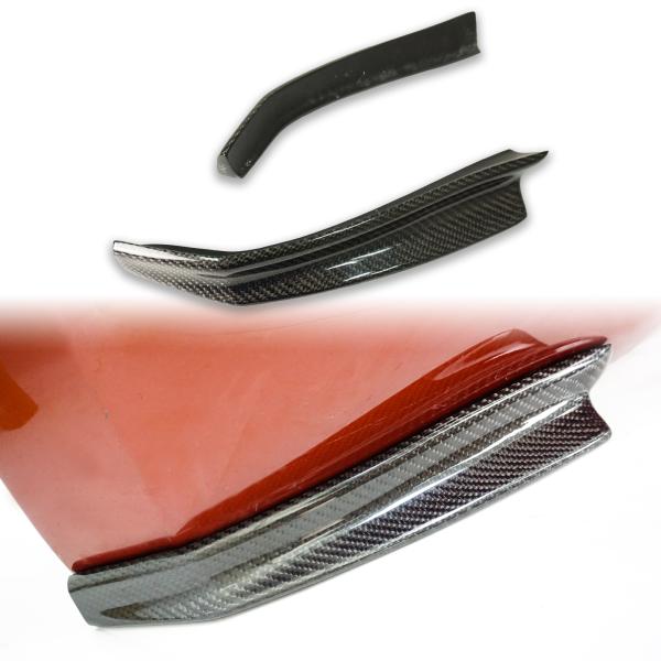 日産用 フェアレディZ 6代目 Z34 カーボン リアバンパー スプリッター 2008-2022