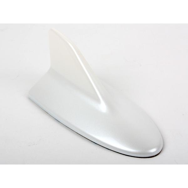 汎用タイプ レクサス用 ルック 塗装済みダミーアンテナ ホワイト シャークフィン