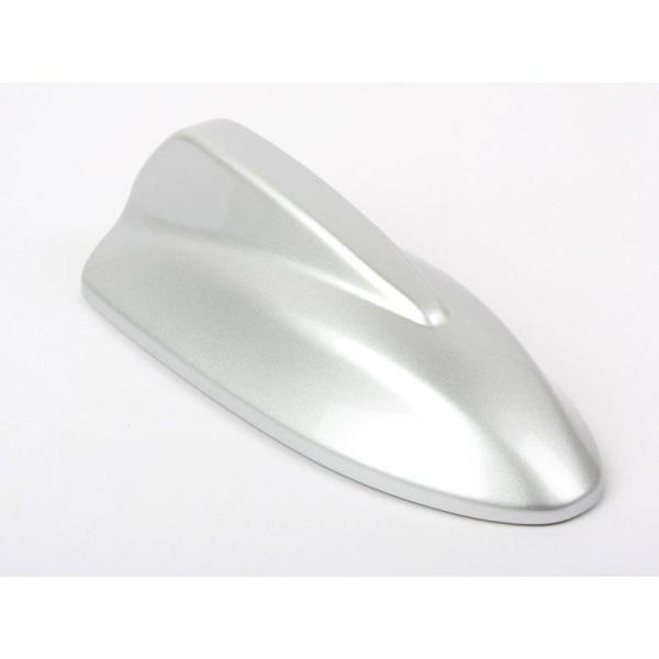 汎用 Volvo用 C30 ダミーアンテナ メッキ一体感 車飾り 無地銀