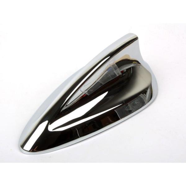 汎用 BMW用 F30 ダミーアンテナ メッキ 車飾り 銀