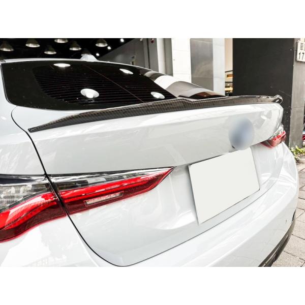 BMW用 I4 G26用 ドライカーボン リア トランク スポイラー 2022- X