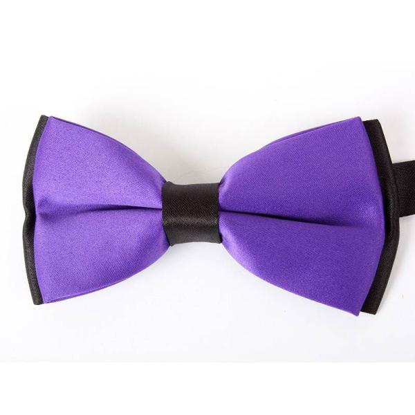おしゃれ ボウタイ フォーマル．パーティー．正装．結婚式#パープル