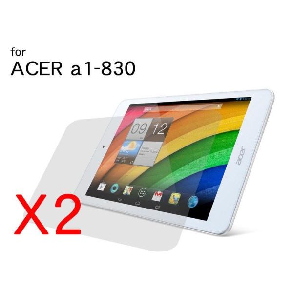 2枚入 acer Iconia A1-830 Tablet タブレット 液晶フィルム シール クリア...