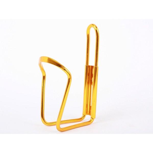 アルミ合金製 自転車 水筒 ドリンクホルダー 金色 ペットボトル