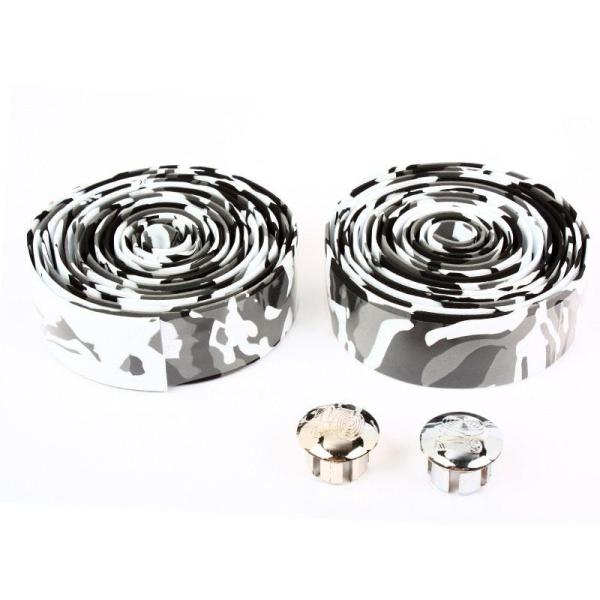 2個セット 滑り止め 自転車 バーテープ ハンドル 安全保護#ホワイト