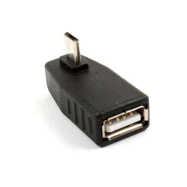 Micro USBメス OTGオス データ転送 右向き Xperia SO-02G SO-01G S...