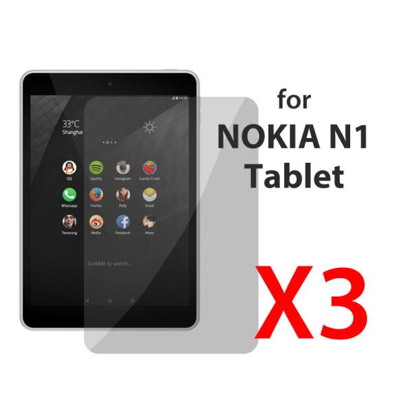 NOKIA N1 TABLET 低反射 前面フィルム 液晶保護シート#マットタイプ 三枚入