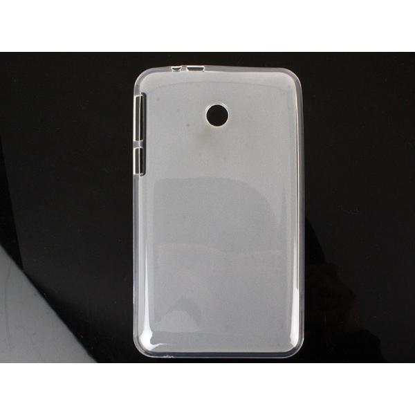 Asus ME70CX FE170CG ジェリー 極軽量 無地 ケースカバー#クリアホワイト