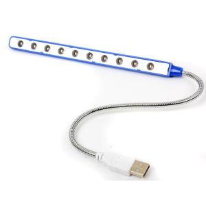 電池不要 便利 USB接続式 10LEDライト 電灯｜piii