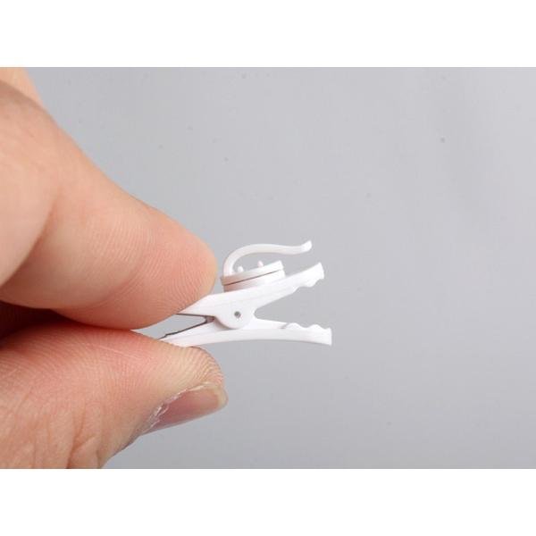 携帯 イヤホン固定用 コードクリップ 3個#ホワイト