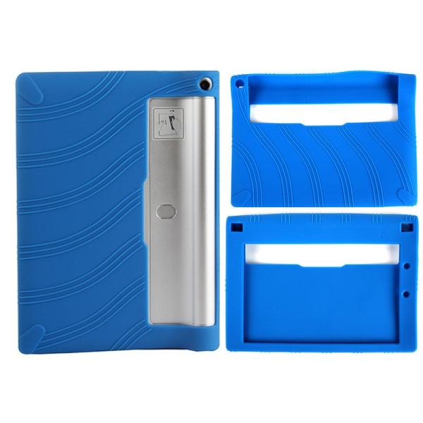 LENOVO YOGA TABLET 2-830 8.0インチ シリコン製 ソフトケース#ブルー