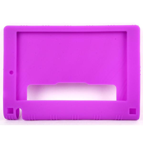 Lenovo Yoga Tab 3-850 8.0インチ シリコン製 ソフトケース#パープル
